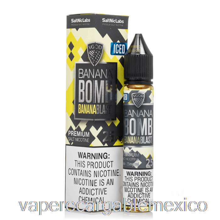Vape Recargable Iced Banana Blast - Vgod Saltnic - 30ml 50mg
